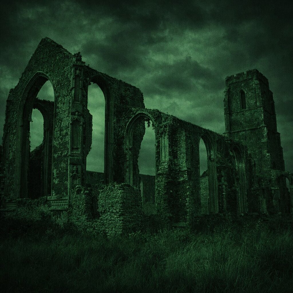 Covehithe Church green hues