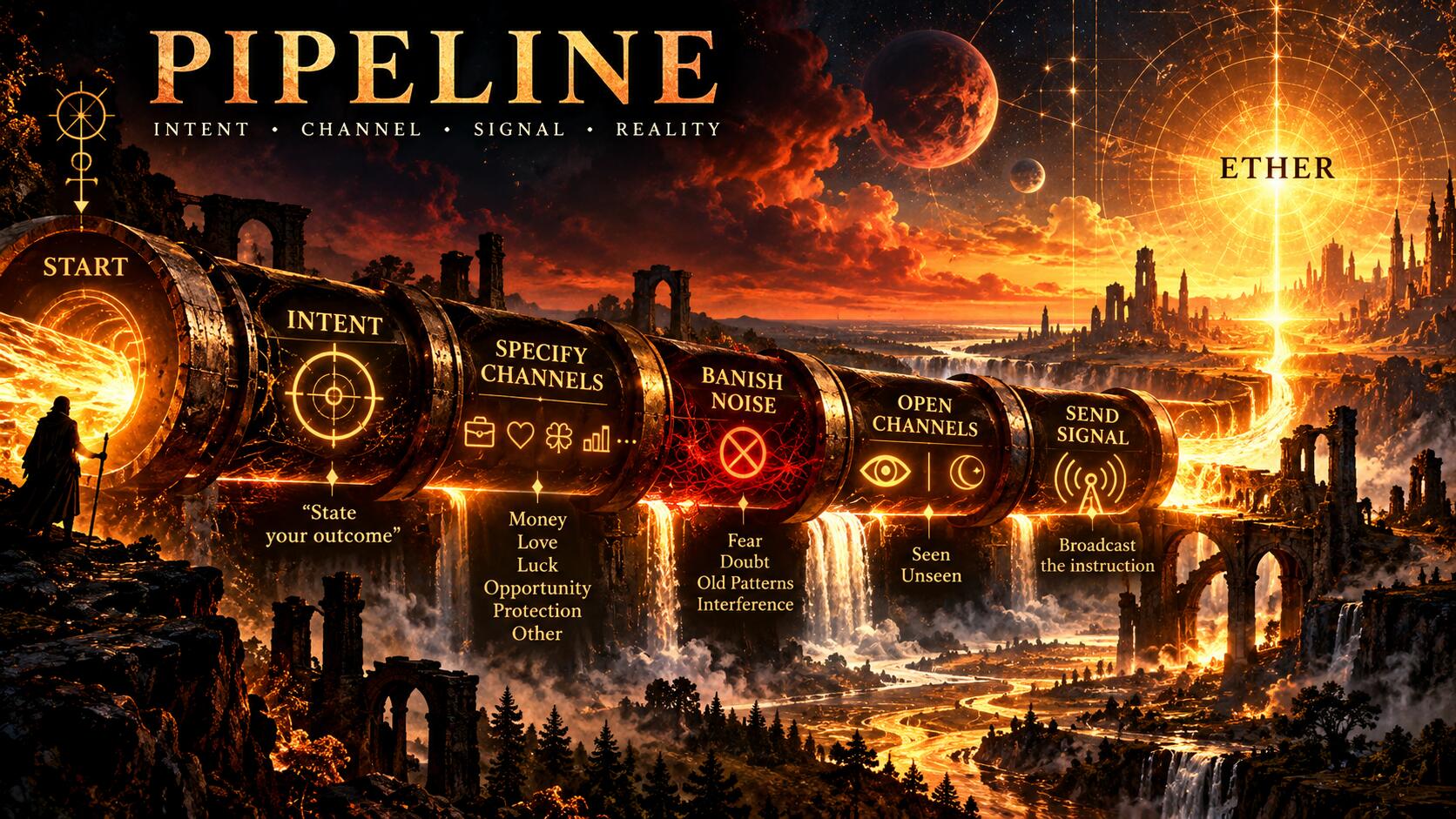 Mystical Pipeline to the Ether