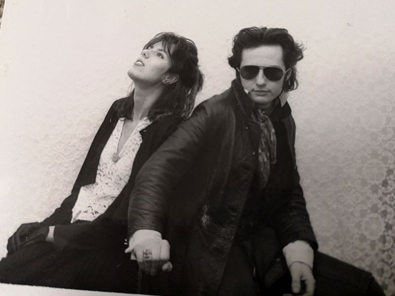 WildCat Bones, 1992. Nicola and Doktor Snake. Long before MachineKind, somewhere in the analogue future.